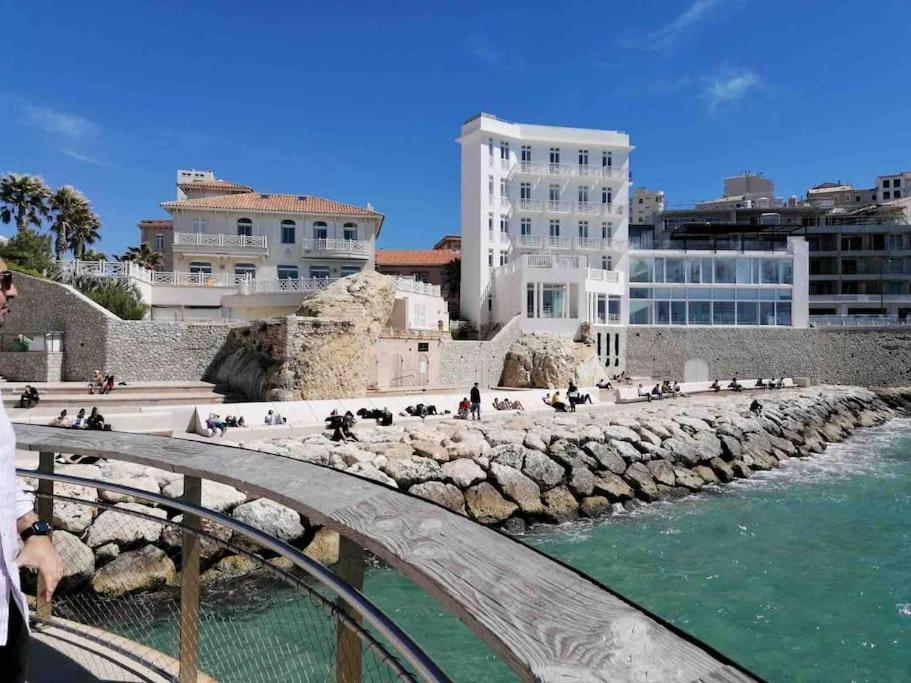 Magnifique Appartement T4, Plage Des Catalans Marsiglia Esterno foto