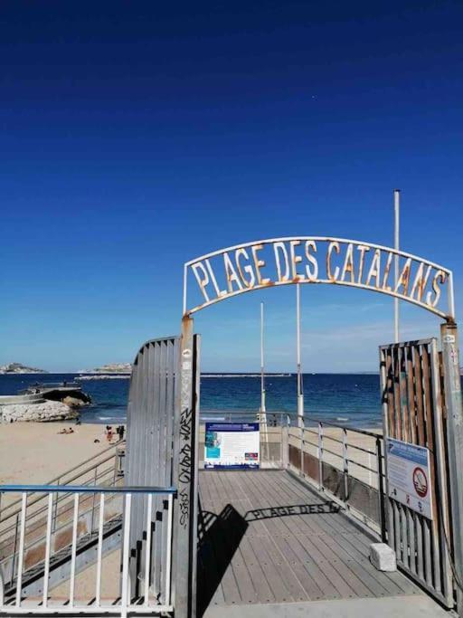 Magnifique Appartement T4, Plage Des Catalans Marsiglia Esterno foto